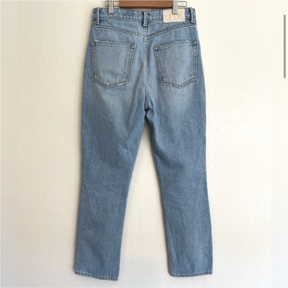 GRLFRND Karolina High Rise Straight Crop Jeans Ventura Blue - Picture 6 of 8